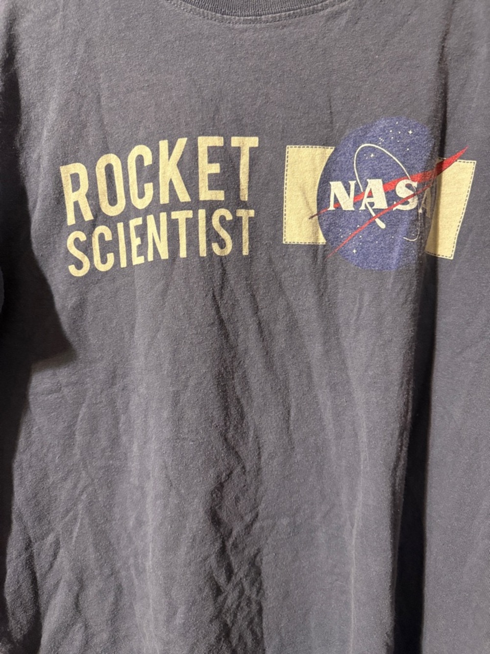Rocket Scientist NASA Graphic Tee - Navy